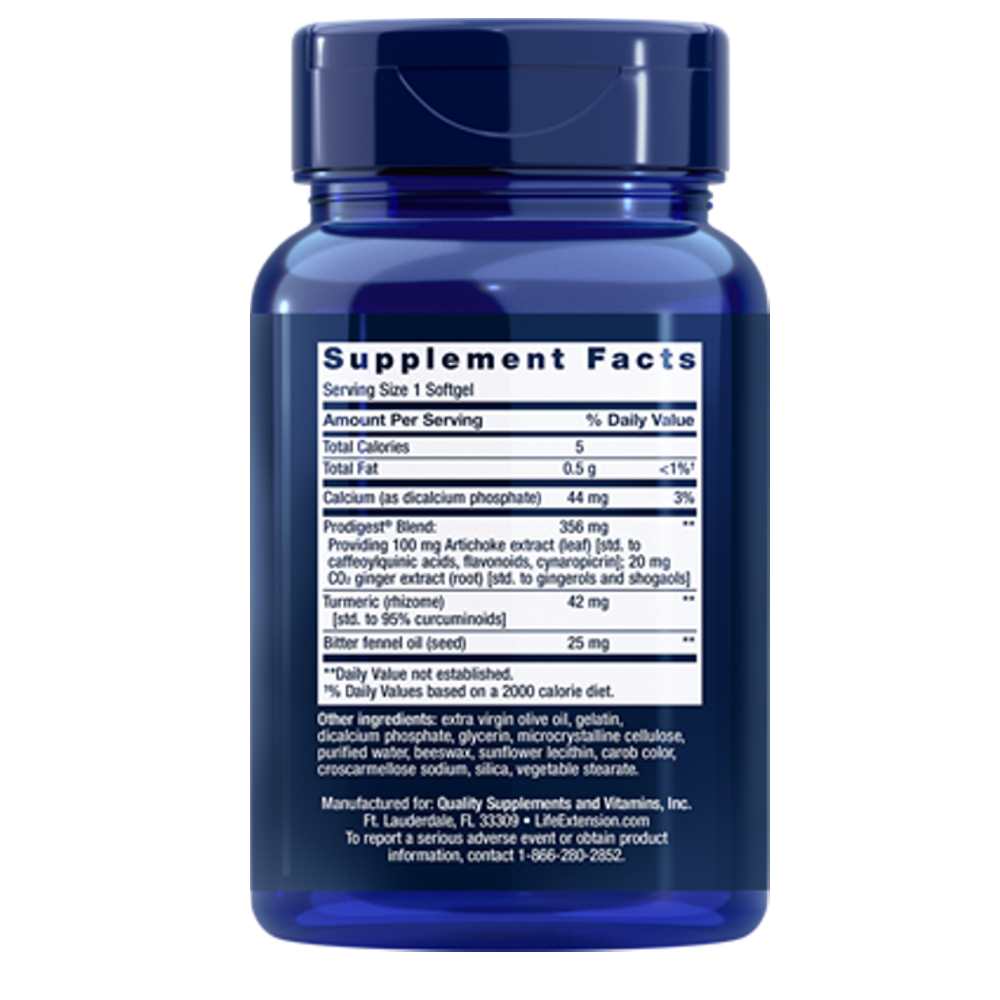 Life Extension Bloat Relief – 60 Softgels thumbnail 2