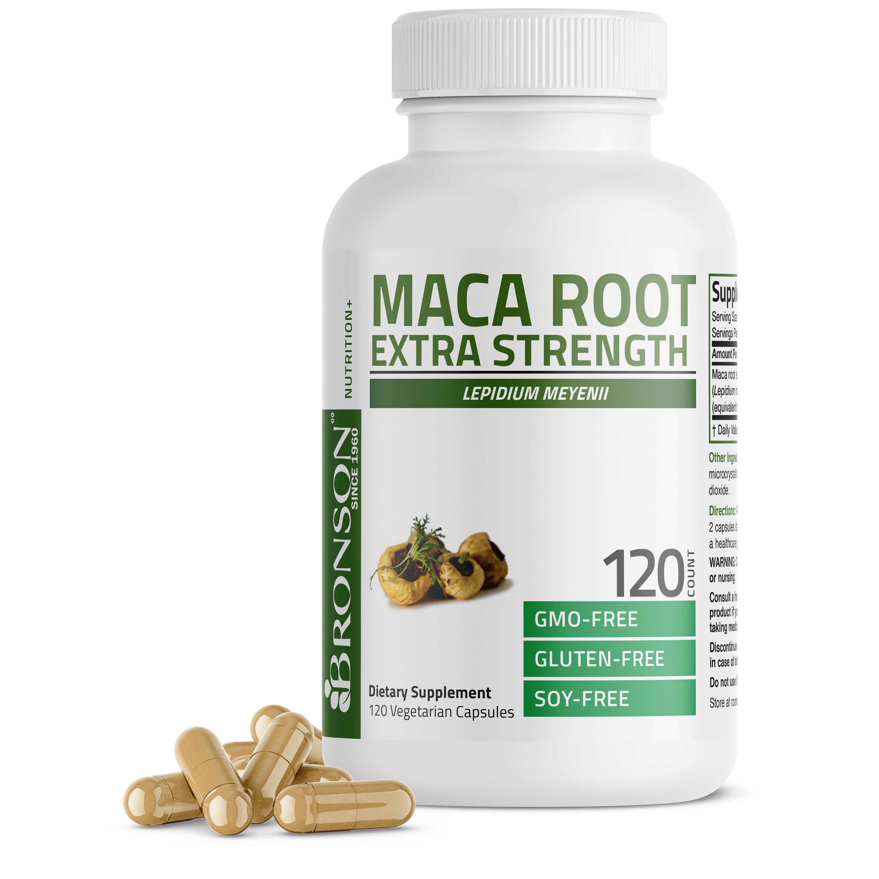 Bronson Vitamins Maca Root Extra Strength 4000 Mg per Serving 90 Caps thumbnail 2