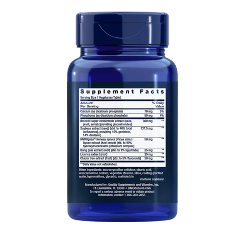 Life Extension Estrogen for Women – 30 Vegetarian Tablets thumbnail 2