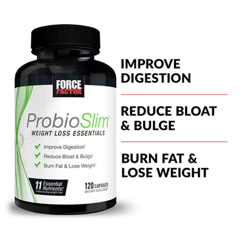 Force Factor Probio Slim Weight Loss Essentials – 120 Capsules thumbnail 2