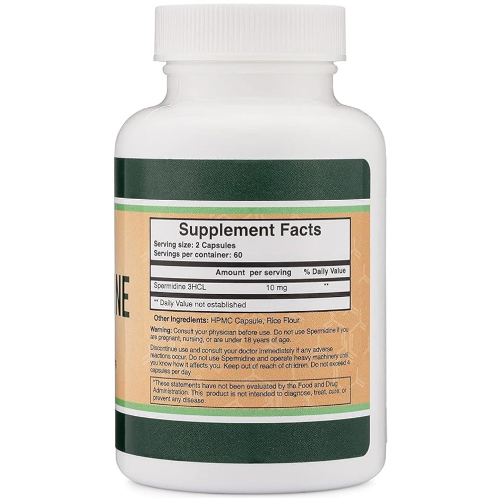 Double Wood® Spermidine 10mg – Advanced Cell Renewal Support thumbnail 2