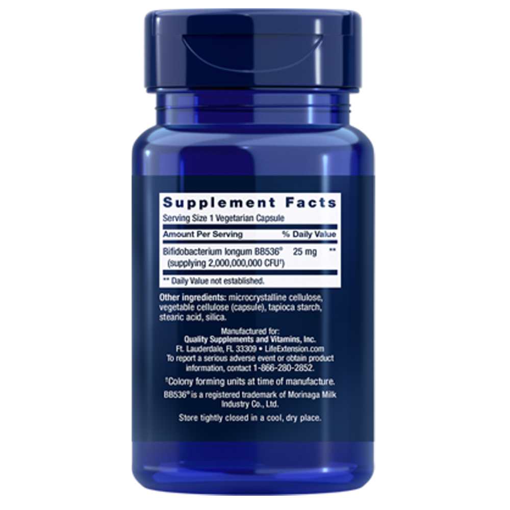 Life Extension Bifido Gi Balance – 60 Vegetarian Capsules thumbnail 2