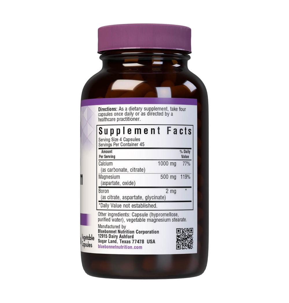 Bluebonnet Nutrition Calcium Magnesium & Boron 180 Caps thumbnail 2