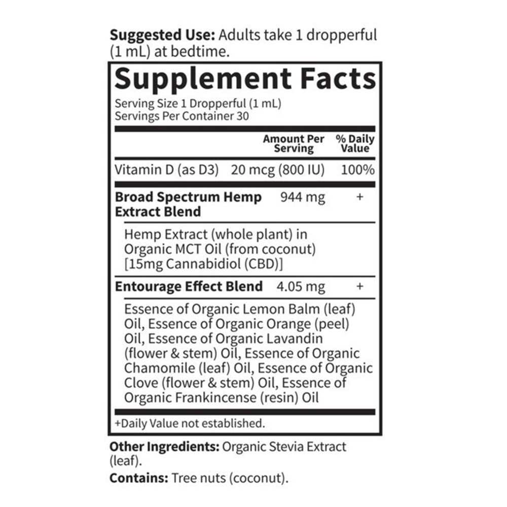 Garden of Life Dr. Formulated Cbd+ Sleep 1 Fl Oz (30ml) Liquid thumbnail 2