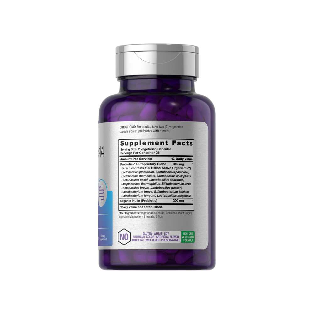 Horbäach Probiotics with Prebiotics | 50 Capsules thumbnail 2