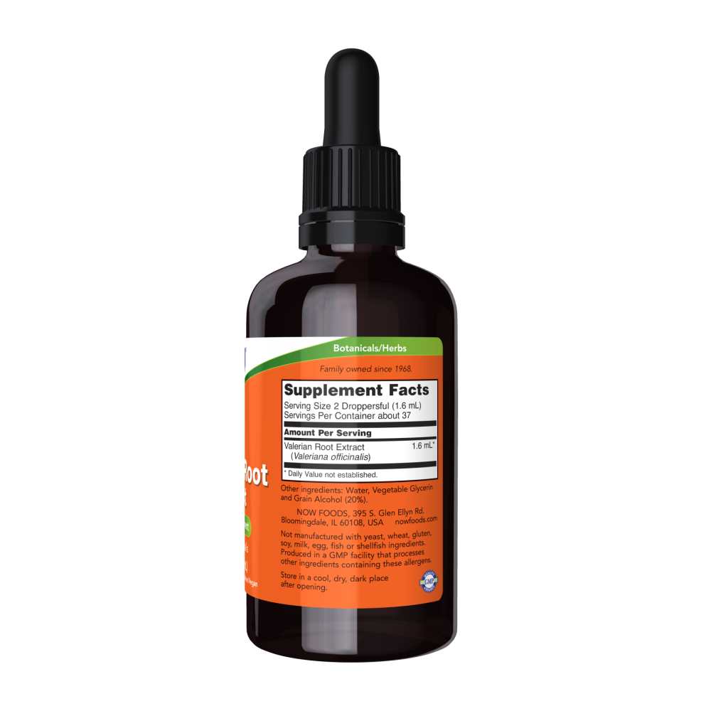 Now Foods Valerian Root Extract – Herbal Sleep Support (valeriana Officinalis) – 2 Fl Oz (59 M L) thumbnail 2