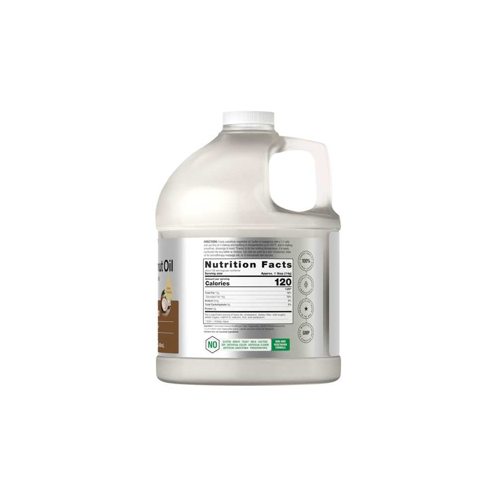 Horbäach Coconut Oil | 64 Oz Liquid thumbnail 2