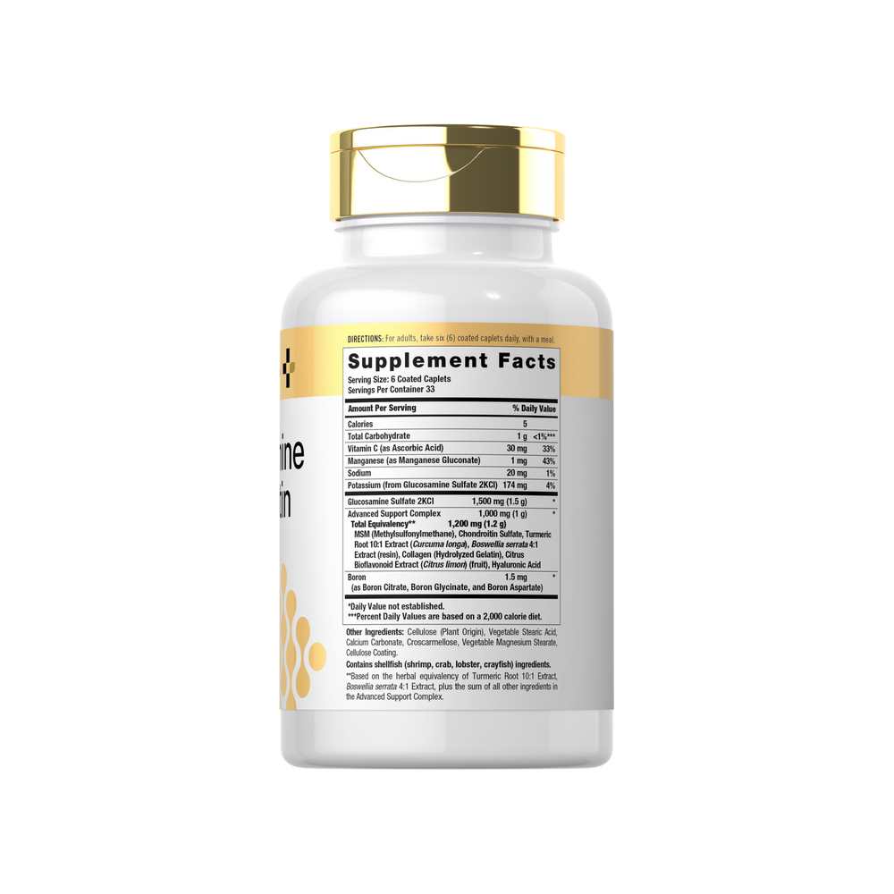 Horbäach Glucosamine Chondroitin | 200 Caplets thumbnail 2