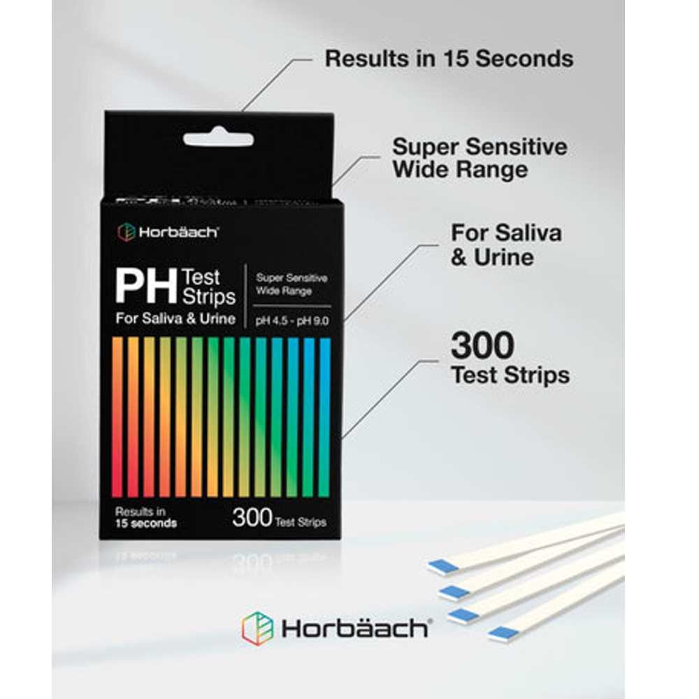 Horbäach Ph Test Strips | 300 Count thumbnail 2