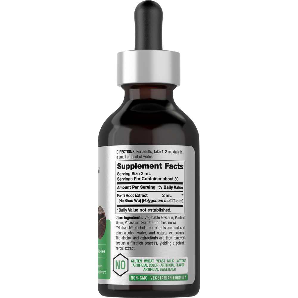 Horbäach Fo Ti Root Extract | 2oz Liquid thumbnail 2