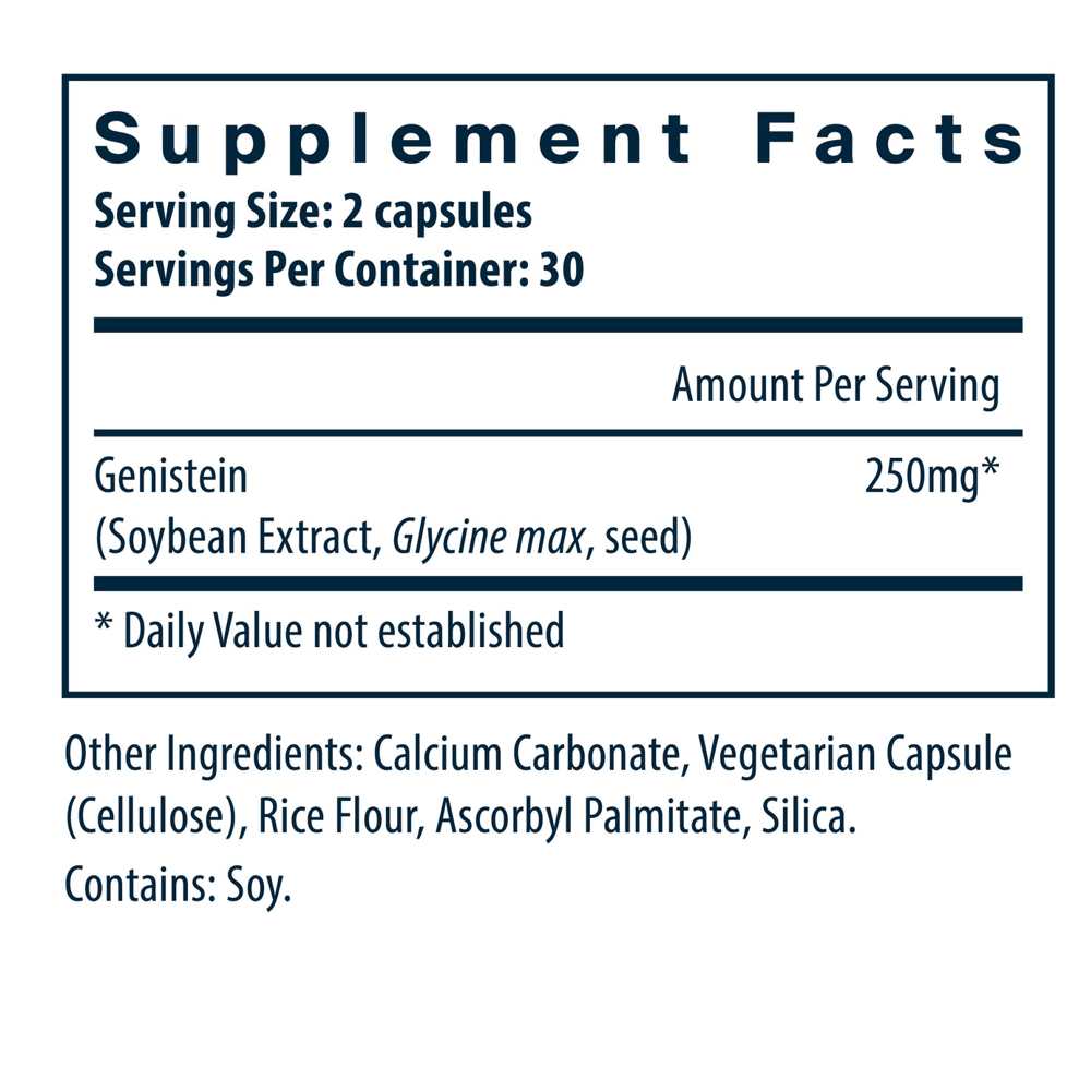 Vital Nutrients Genistein 60 Caps thumbnail 2