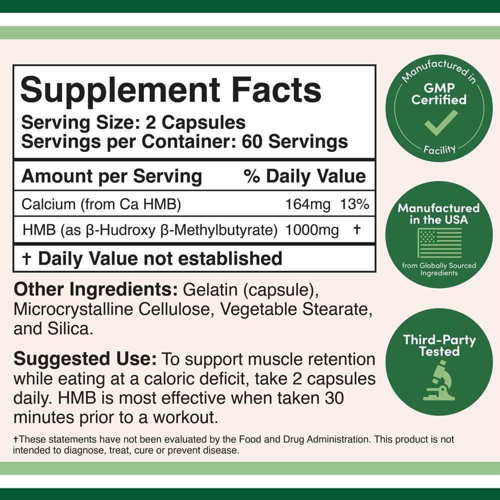 Double Wood Hmb – 1,000 Mg – 120 Capsules thumbnail 2