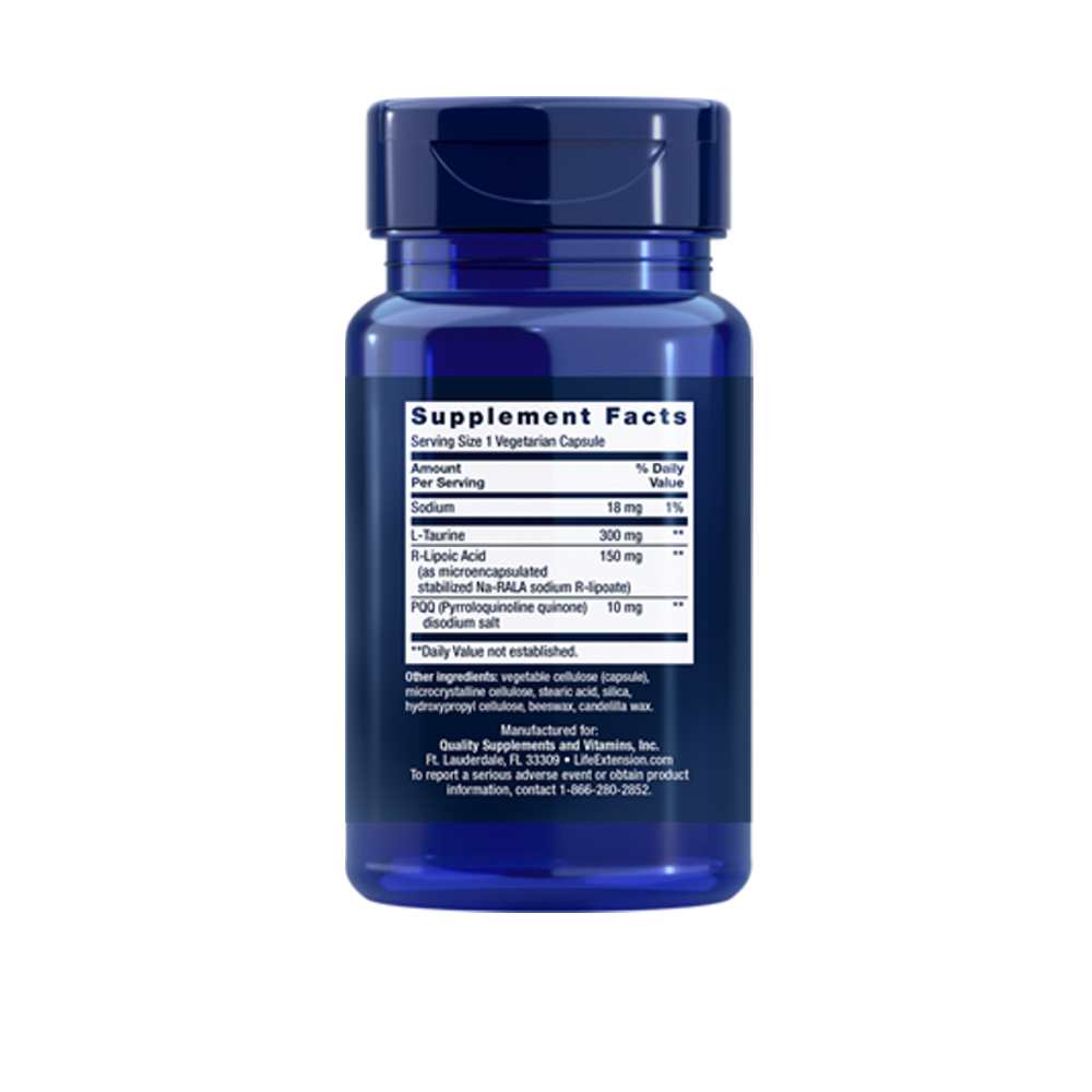 Life Extension Mitochondrial Basics with Pqq 30 Vegetarian Capsules thumbnail 2