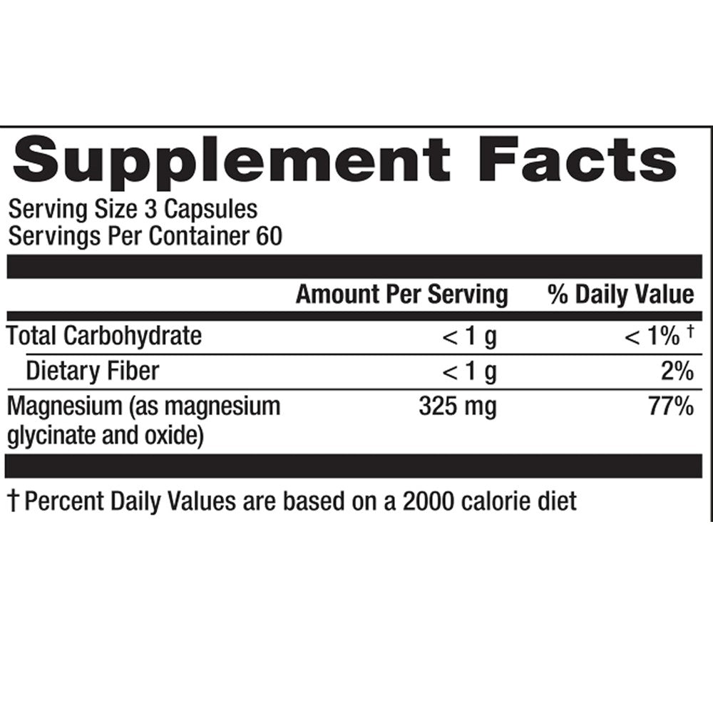 CALM Magnesium Glycinate 325MG By Natural Vitality thumbnail 3