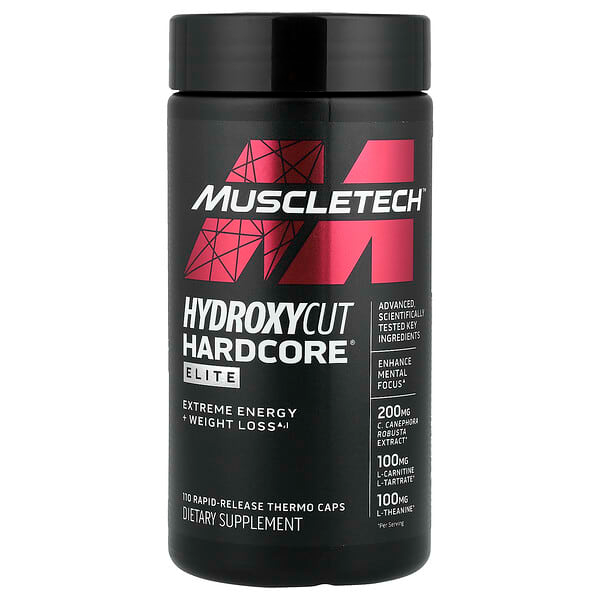 Muscle Tech Hydroxycut Hardcore Elite – Extreme Energy & Weight Loss Support thumbnail 3
