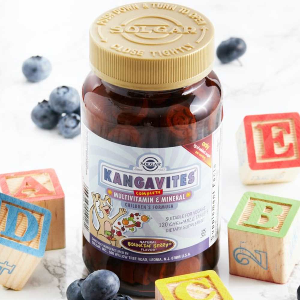 Solgar Kangavites® Multivitamin & Mineral Chewable 120 Tablets – Bouncin’ Berry® Flavor thumbnail 2