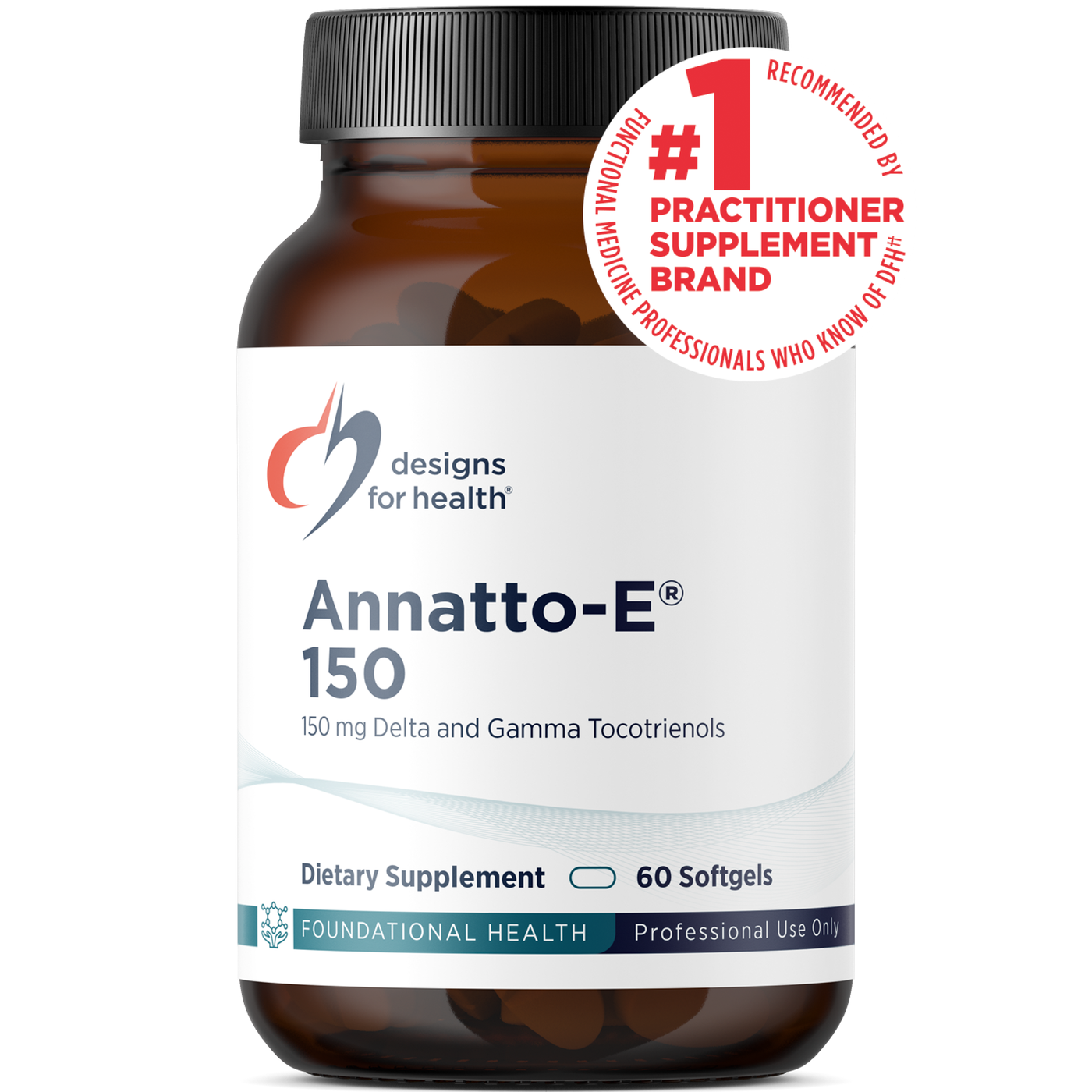Designs for Health Annatto-E® 150 30 Softgels thumbnail 2