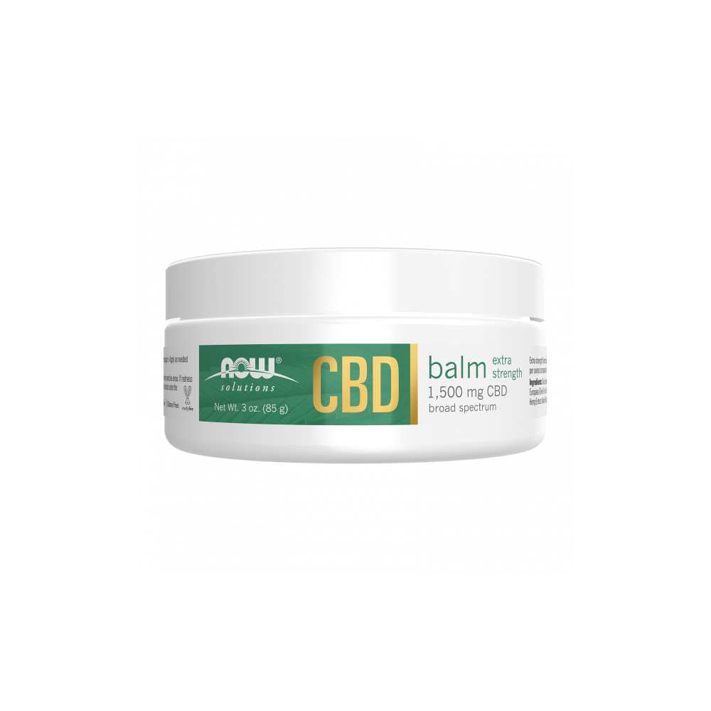 Now Foods Cbd Balm Extra Strength – 1,500 Mg Broad Spectrum Cbd – with Camphor & Menthol – 3 Oz. (85 G) thumbnail 2