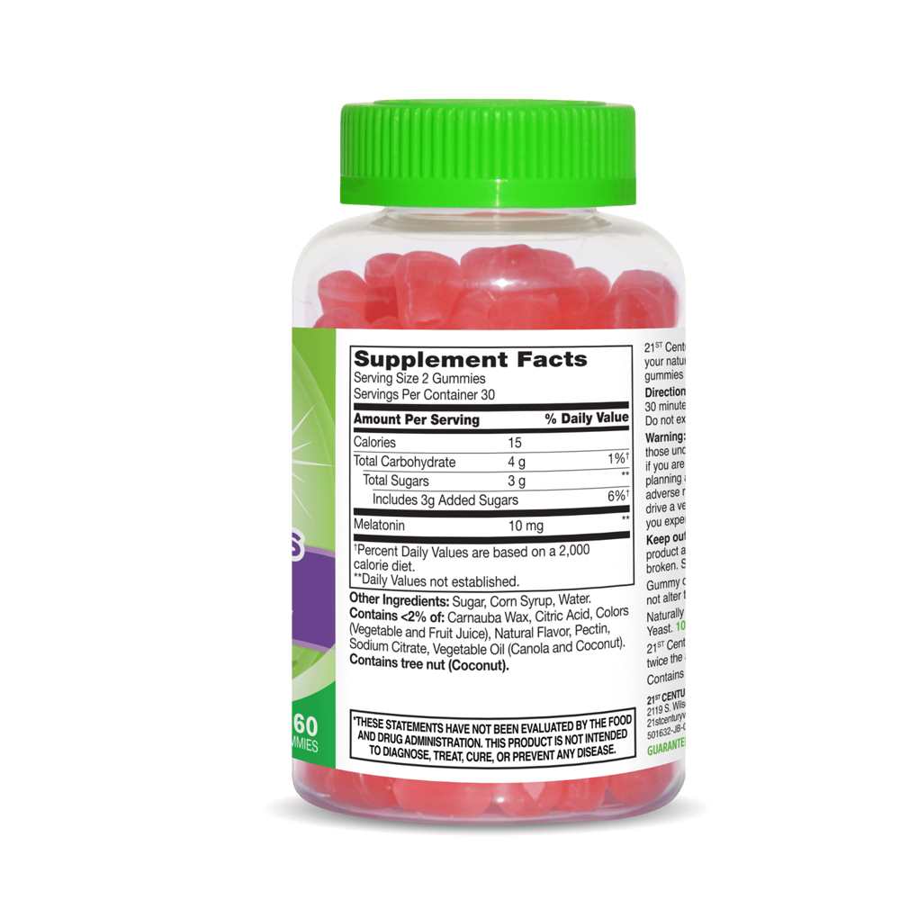 21st Century Vita Joy® Melatonin 10 Mg - Extra Strength 60 Gummies thumbnail 2