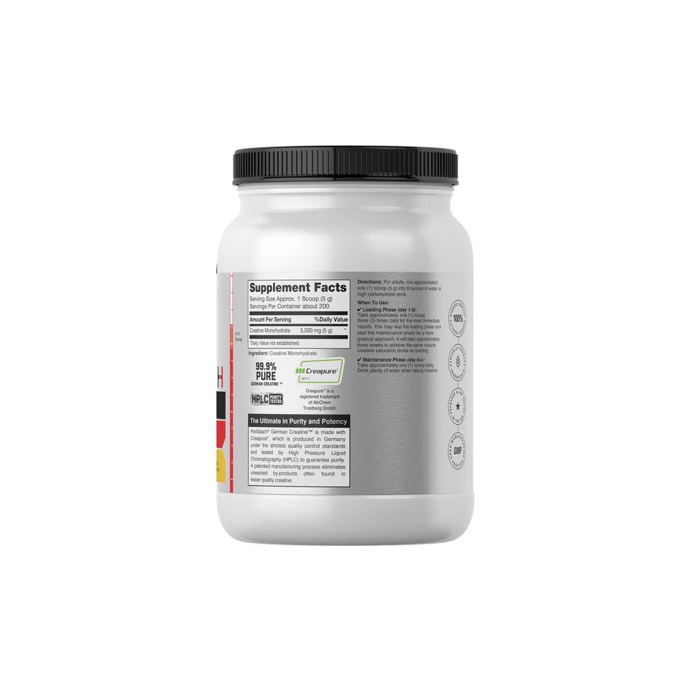 Horbäach German Creatine Monohydrate | 1000g Powder thumbnail 2