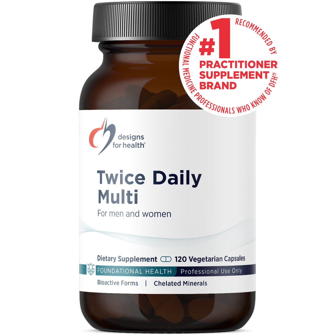 Designs for Health Twice Daily Multi 60 Caps thumbnail 2