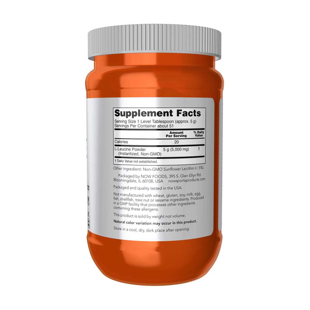 Now Sports L-Leucine Powder 255g thumbnail 2