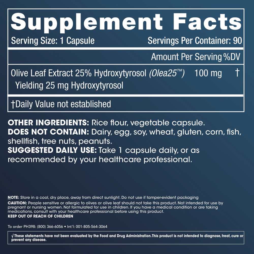 Pro Health Hydroxytyrosol Extreme – 25mg Antioxidant Support | 90 Capsules | Longevity & Cellular Health thumbnail 2