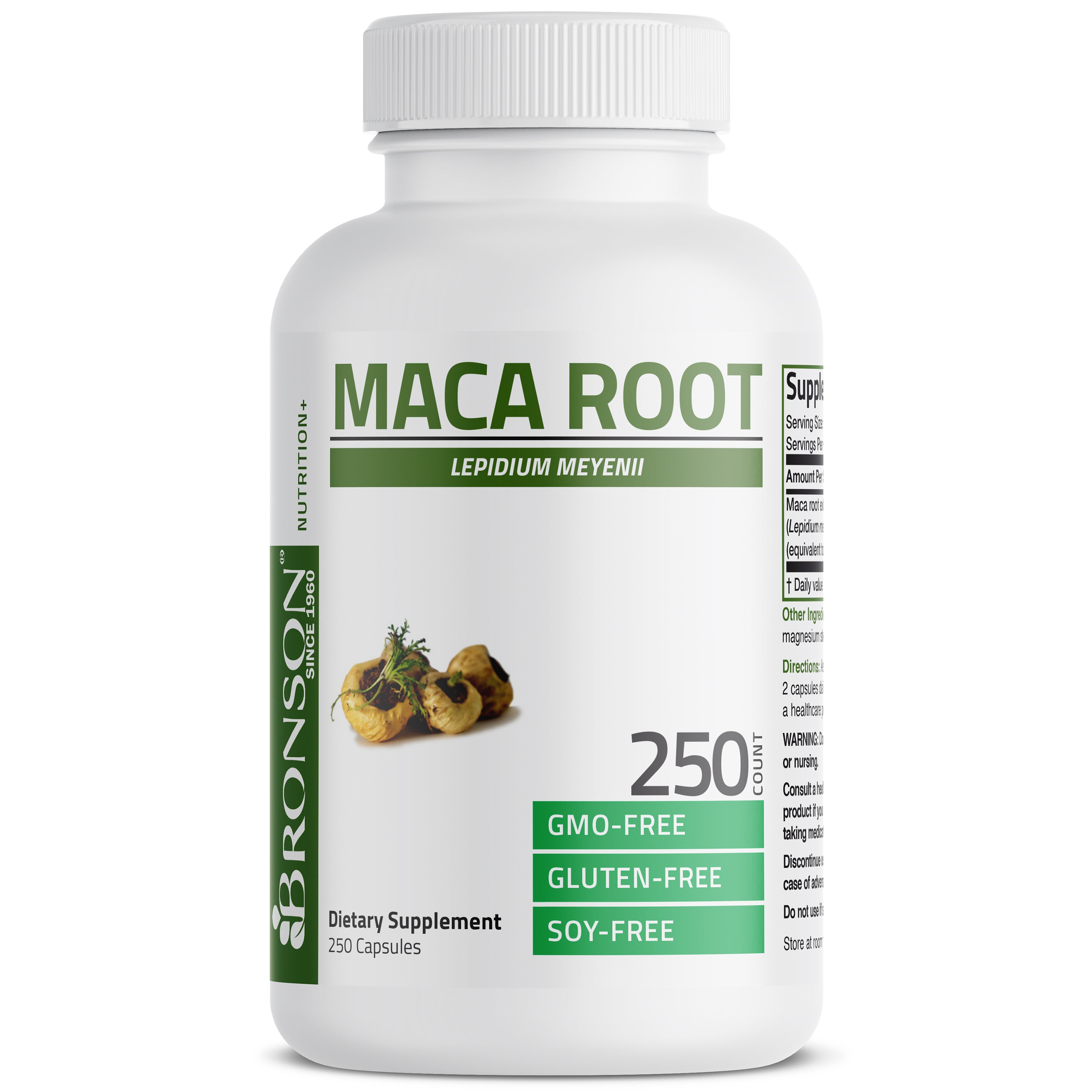 Bronson Vitamins Maca Root Extra Strength - 2,000 Mg 60 Caps thumbnail 3