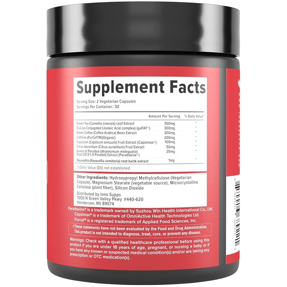 Innosupps Inno Shred™ Fat Burner – Metabolism & Appetite Support thumbnail 3