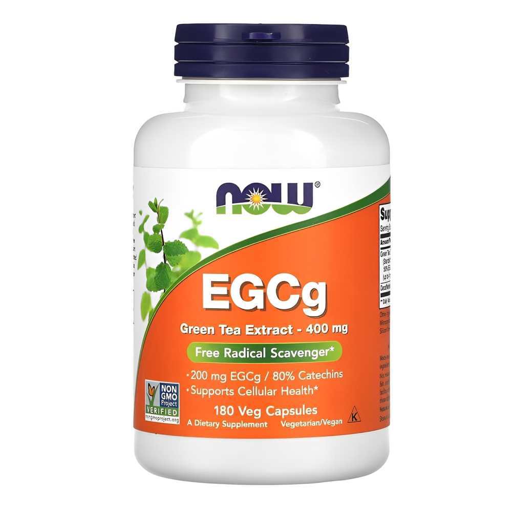 Now Foods Eg Cg Green Tea Extract 400mg – Antioxidant & Cellular Health Support (180 Veg Capsules) thumbnail 3