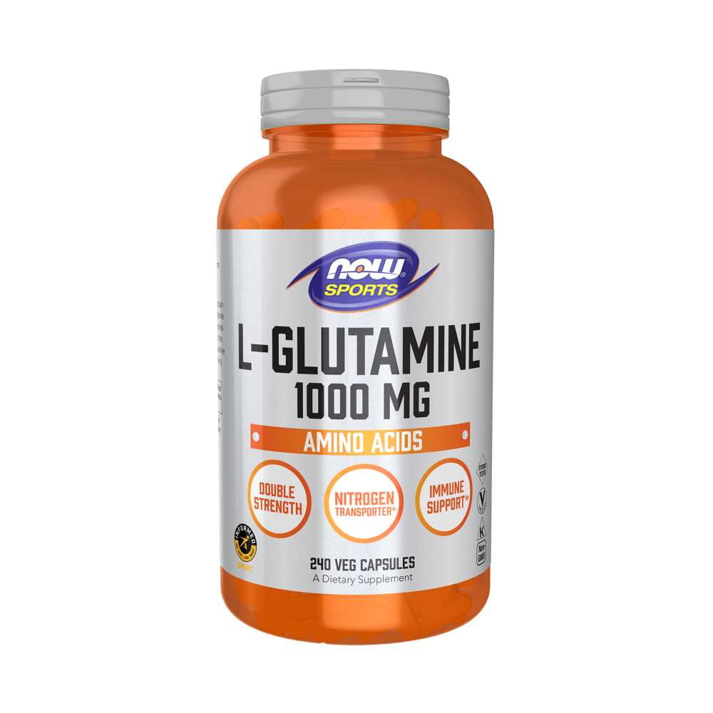 Now Sports L-Glutamine – Double Strength 1000 Mg – Recovery Support Veg Capsules – 120 Count thumbnail 2
