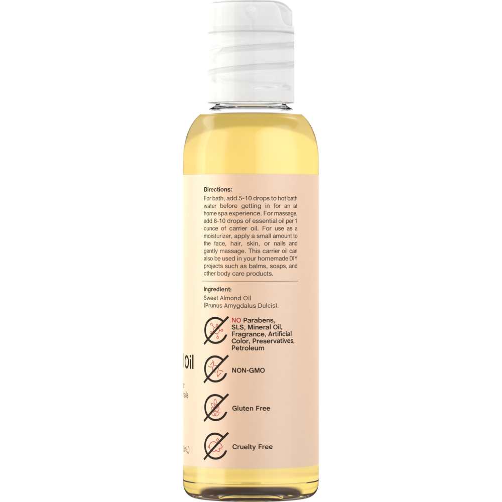 Horbäach Sweet Almond Oil | 4oz Liquid thumbnail 2