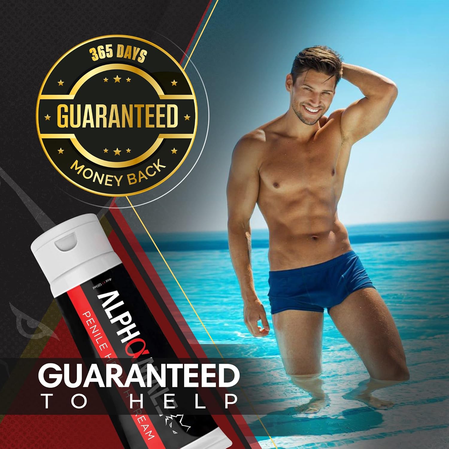 AlphaMale Penile Health Cream – Advanced Male Care Formula (4 oz / 120 ml) thumbnail 7