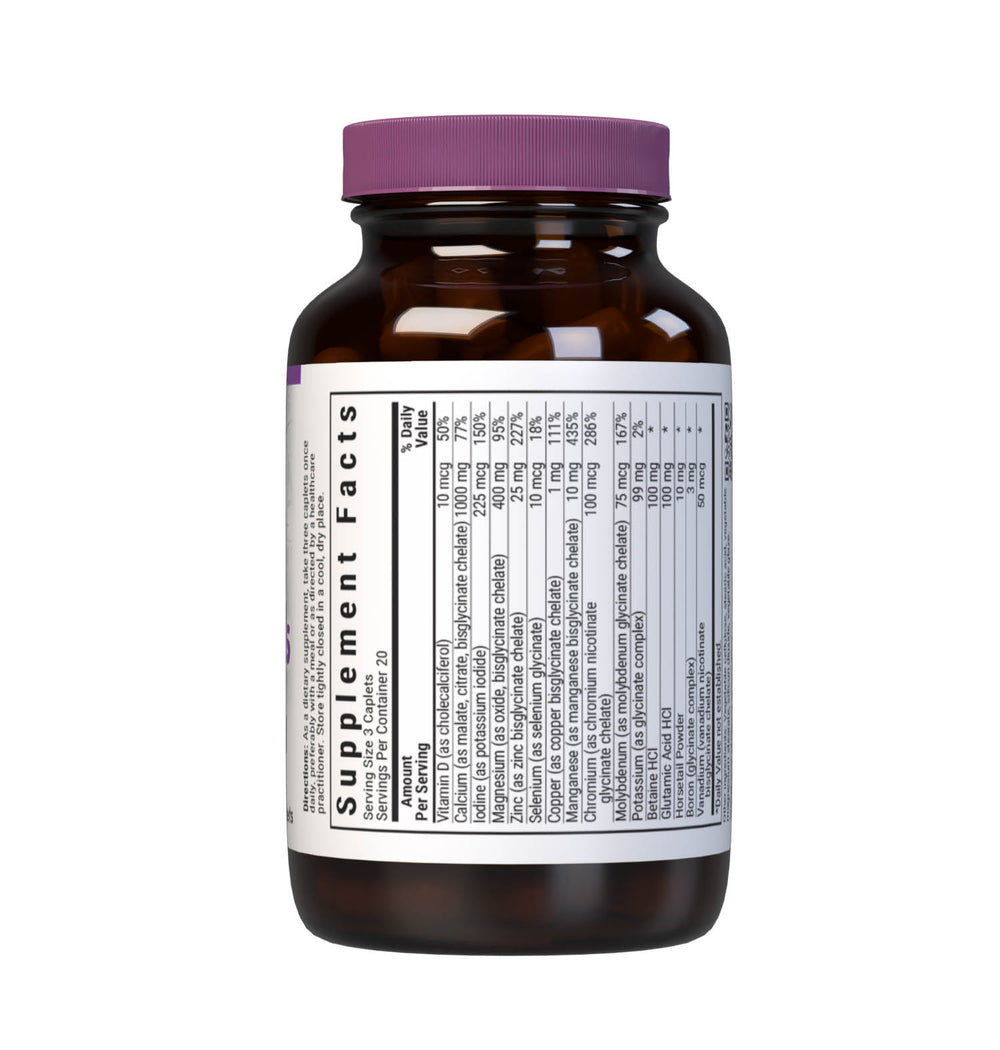 Bluebonnet Nutrition High Potency Chelated Multiminerals (iron-Free) 60 Caplets thumbnail 3