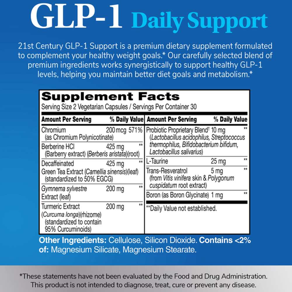 21st Century Glp-1 Daily Support 60 Caps thumbnail 2