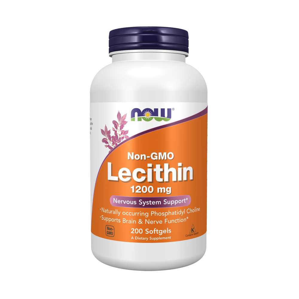 Now Foods Non-Gmo Lecithin – 1200mg Brain & Nerve Function Supplement | 100 Softgels thumbnail 2