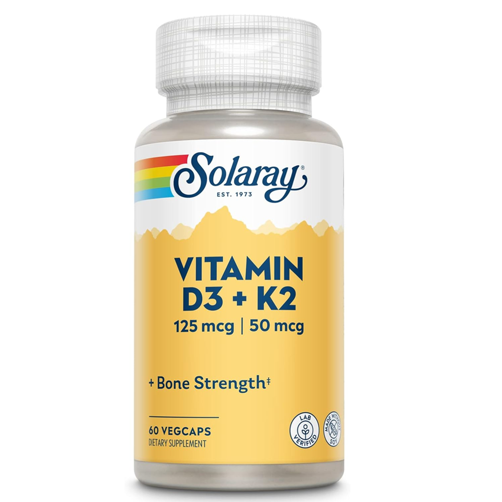 Solaray Vitamin D3+k2 thumbnail 2