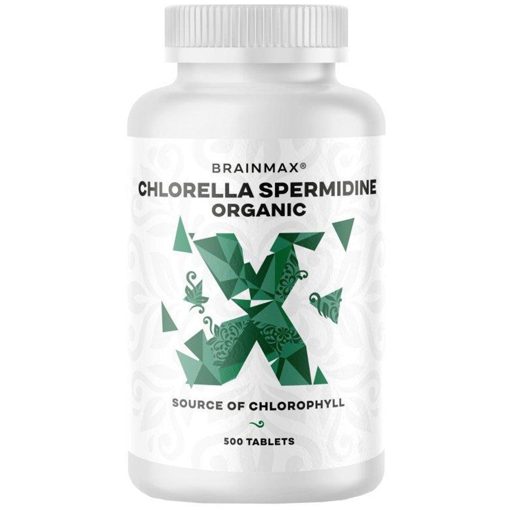 BrainMax® Chlorella Spermidine Organic - Cellular Vitality & Chlorophyll Support thumbnail 3