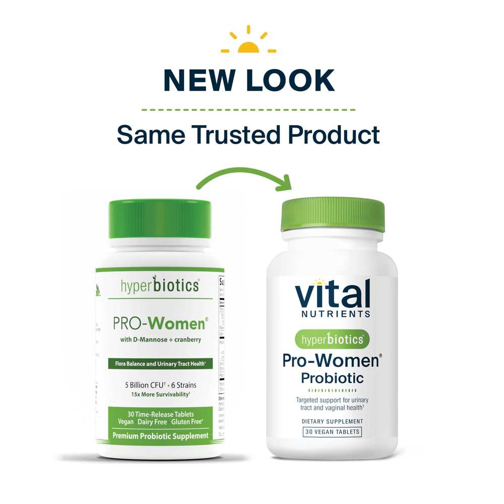 Vital Nutrients Hyperbiotics Pro-Women® Probiotic 30 Tabs thumbnail 3