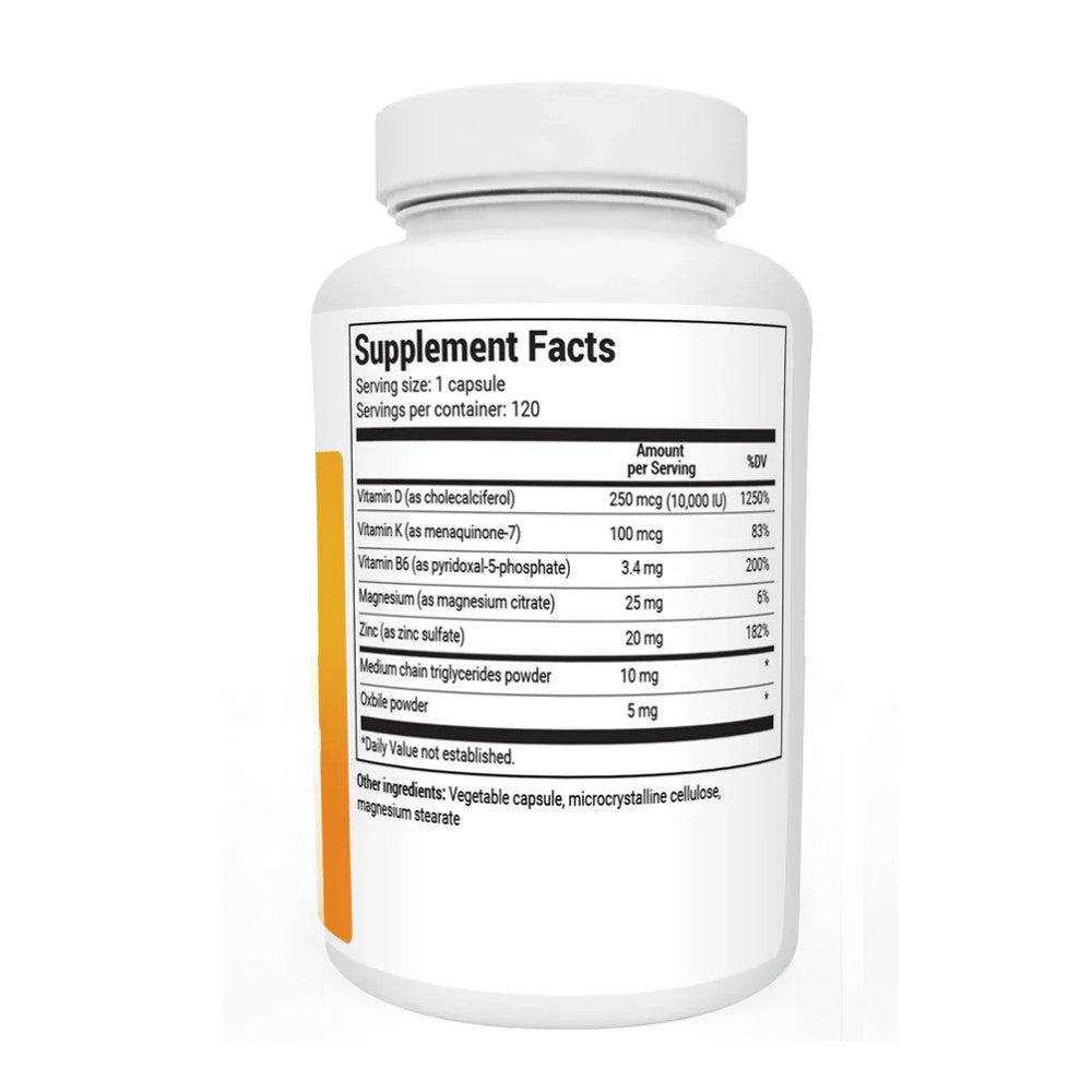 Supports immune health and bone strength with 10,000 IU of Vitamin D3 and 100 mcg of Vitamin K2 per serving. Non-GMO, high-quality dietary supplement. thumbnail 3