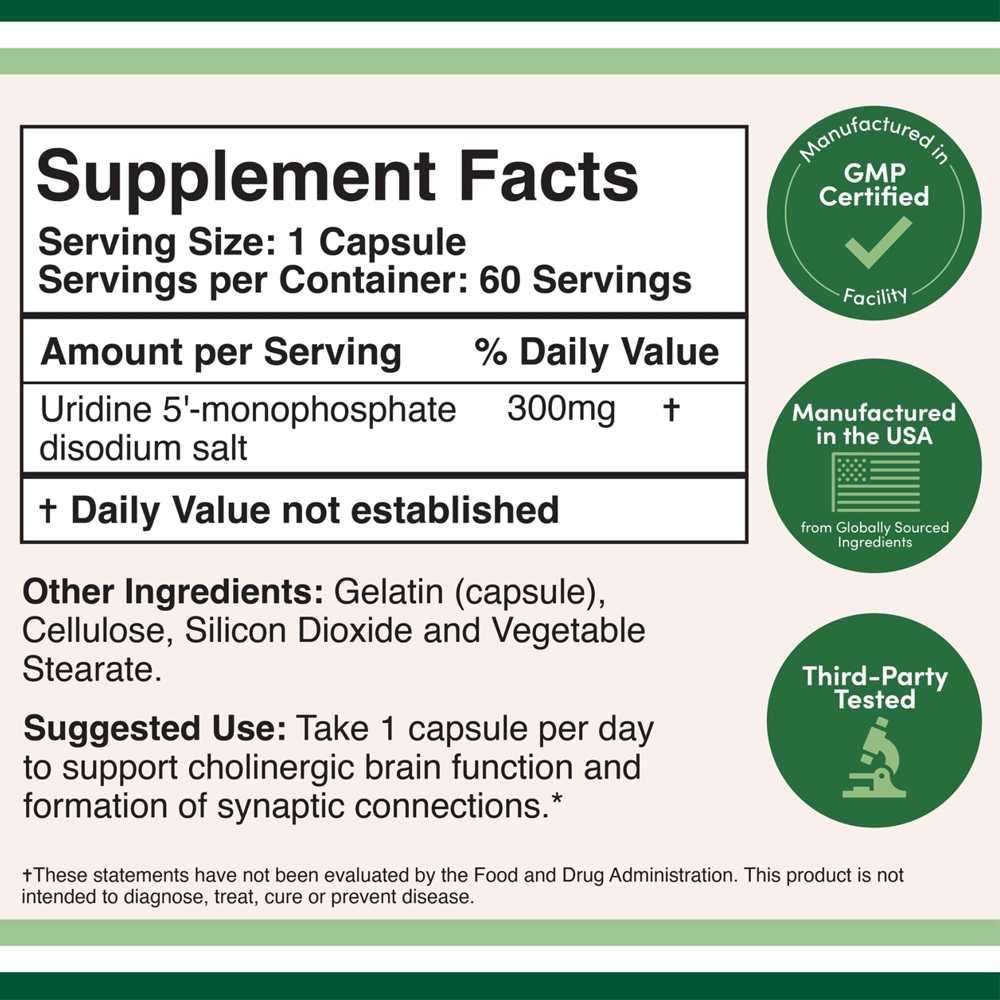 Double Wood Uridine 300mg – 60 Capsules thumbnail 2