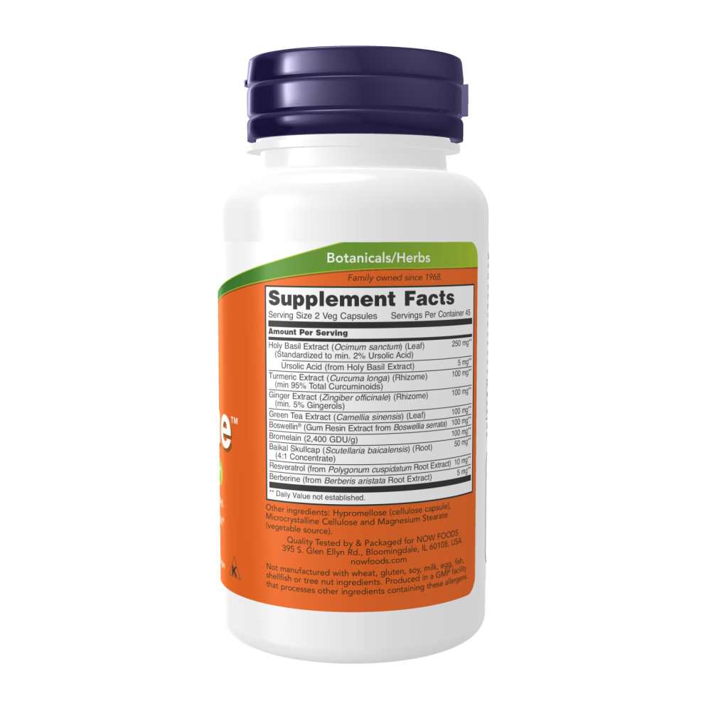 Now Foods D-Flame – Overexertion Support – 90 Veg Capsules thumbnail 2