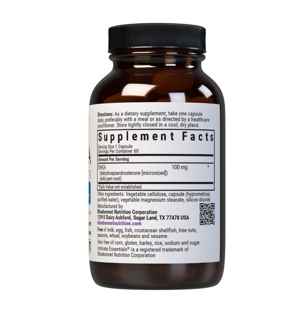 Bluebonnet Nutrition Intimate Essentials Dhea 100 Mg 60 Caps thumbnail 2