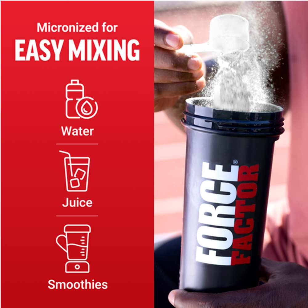 Force Factor Creatine Monohydrate Powder – 300g (60 Servings) thumbnail 2