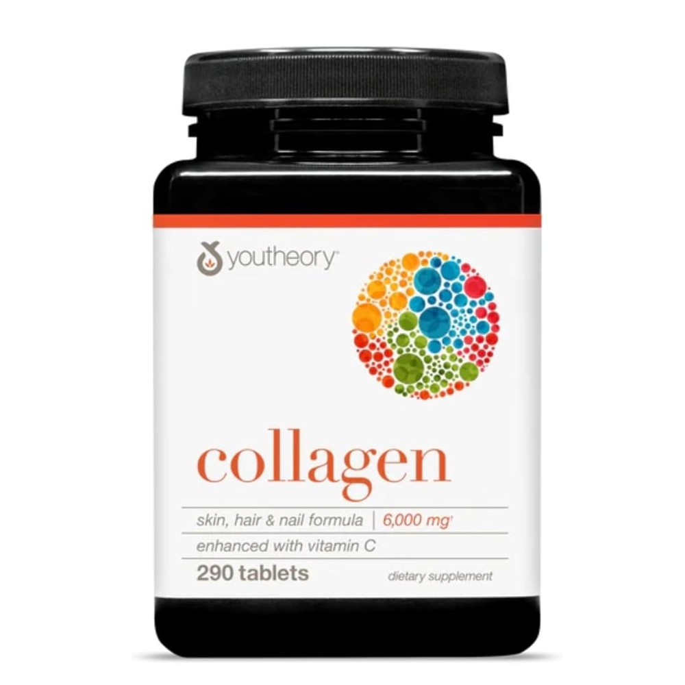 Youtheory Collagen – Skin, Hair & Nail Formula 6000mg with Vitamin C, 290 Tablets thumbnail 4
