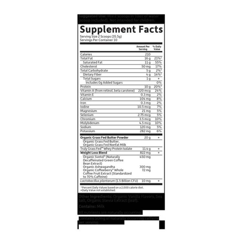 Garden of Life Dr. Formulated Keto Fit Weight Loss†* Shake Vanilla 12.52oz (355g) Powder thumbnail 2