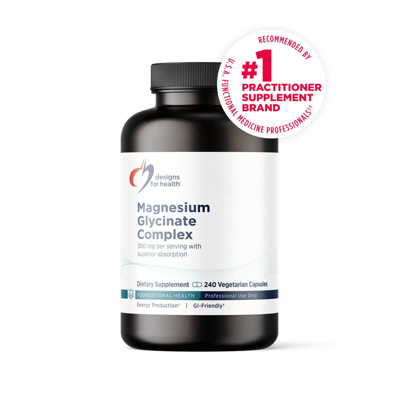 Designs for Health Magnesium Glycinate Complex 60 Caps thumbnail 3
