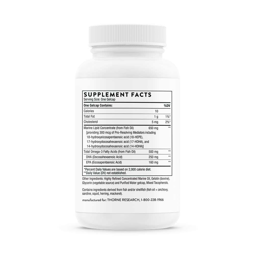 Thorne Pro-Resolving Mediators – 60 Gelcaps for Inflammation Resolution thumbnail 2