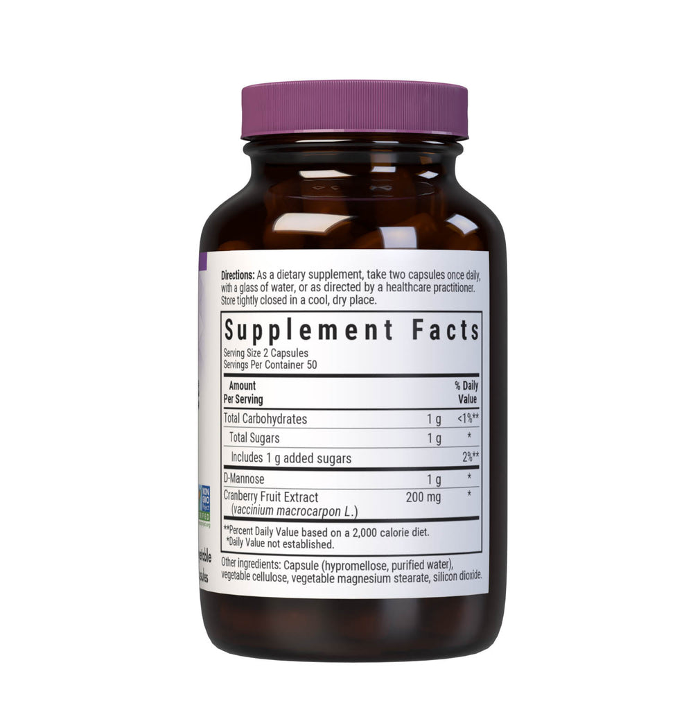 Bluebonnet Nutrition D-Mannose & Cranberry 100 Caps thumbnail 2