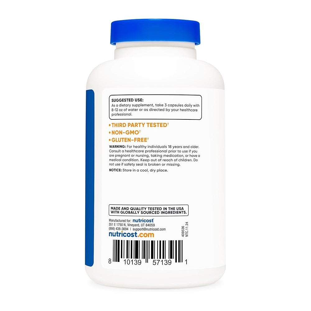 Nutricost Magnesium Glycinate - Supplement for Gentle Absorption thumbnail 2